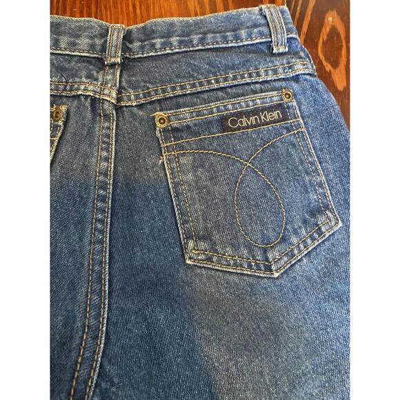 Vintage 80’s Calvin Klein Jeans Size 3 Mid Rise Straight - Picture 6 of 9
